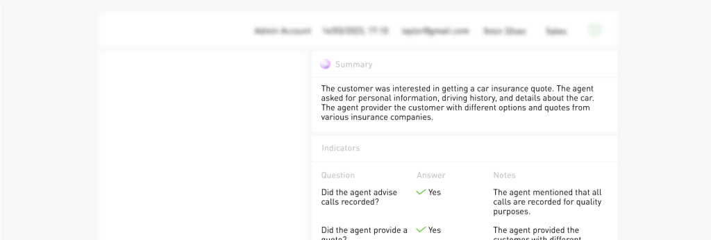 ai for contact centre's